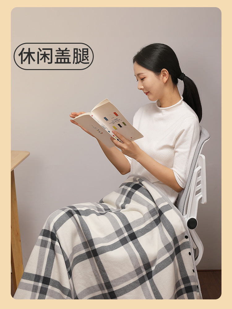 Shawl Blanket, Office Nap Blanket, Lunch Break Blanket, Study Blanket, Leg Cover Blanket, Small Blanket for Student Dormitory, Windproof for Winter