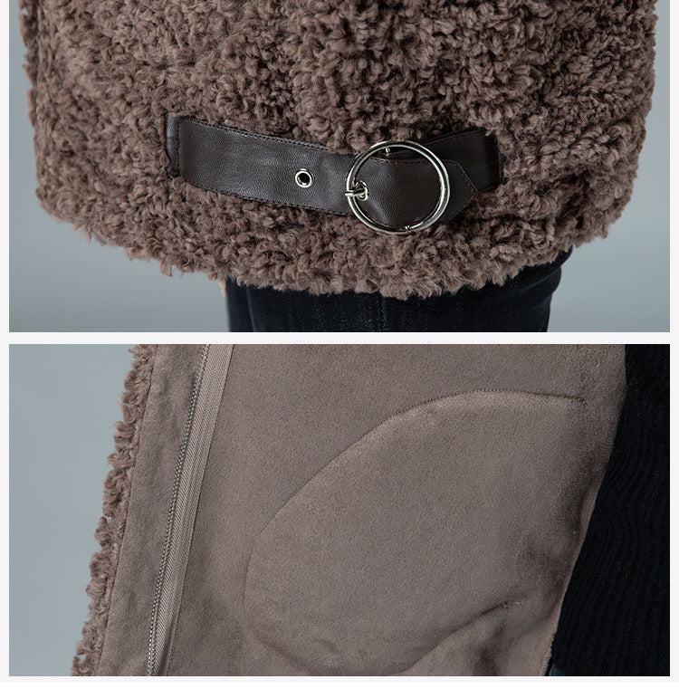 Autumn and winter women's fur coat 2024 new foreign-style fashion all-match winter lamb wool particle velvet coat Padilla Innovations LLC