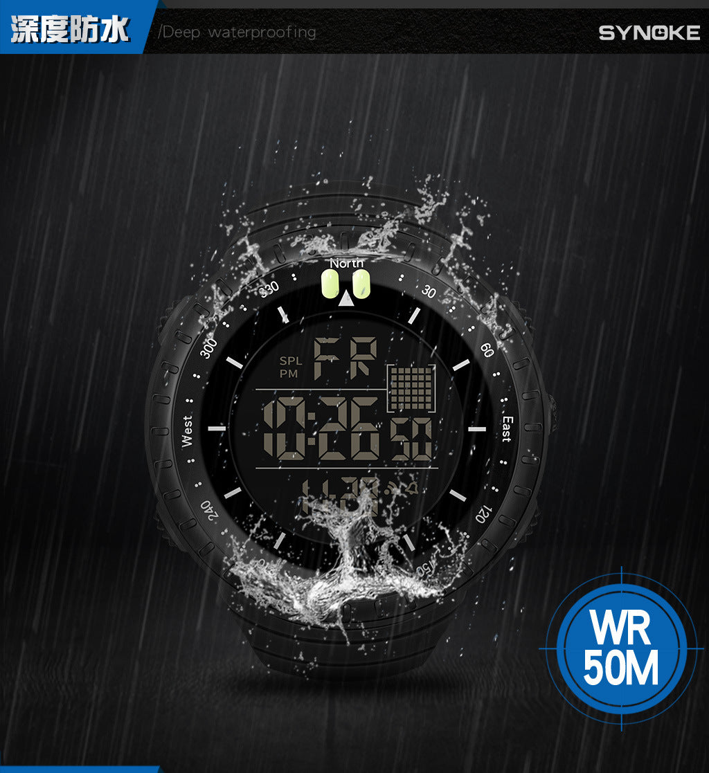 SYNOKE Outdoor Waterproof Digital Watch