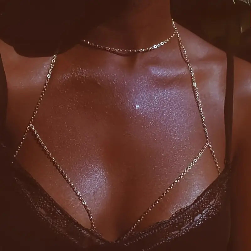 Sequin Tassel Beach Body Chain