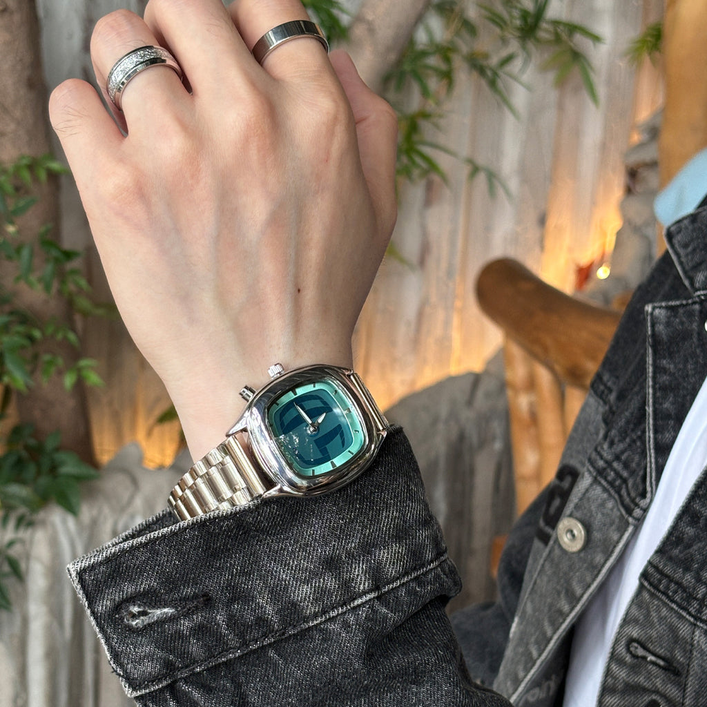 Reloj deportivo digital-analógico retro para hombre