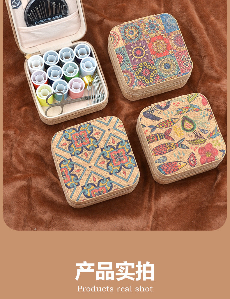 Vintage Sewing Box & Thread Kit Collection