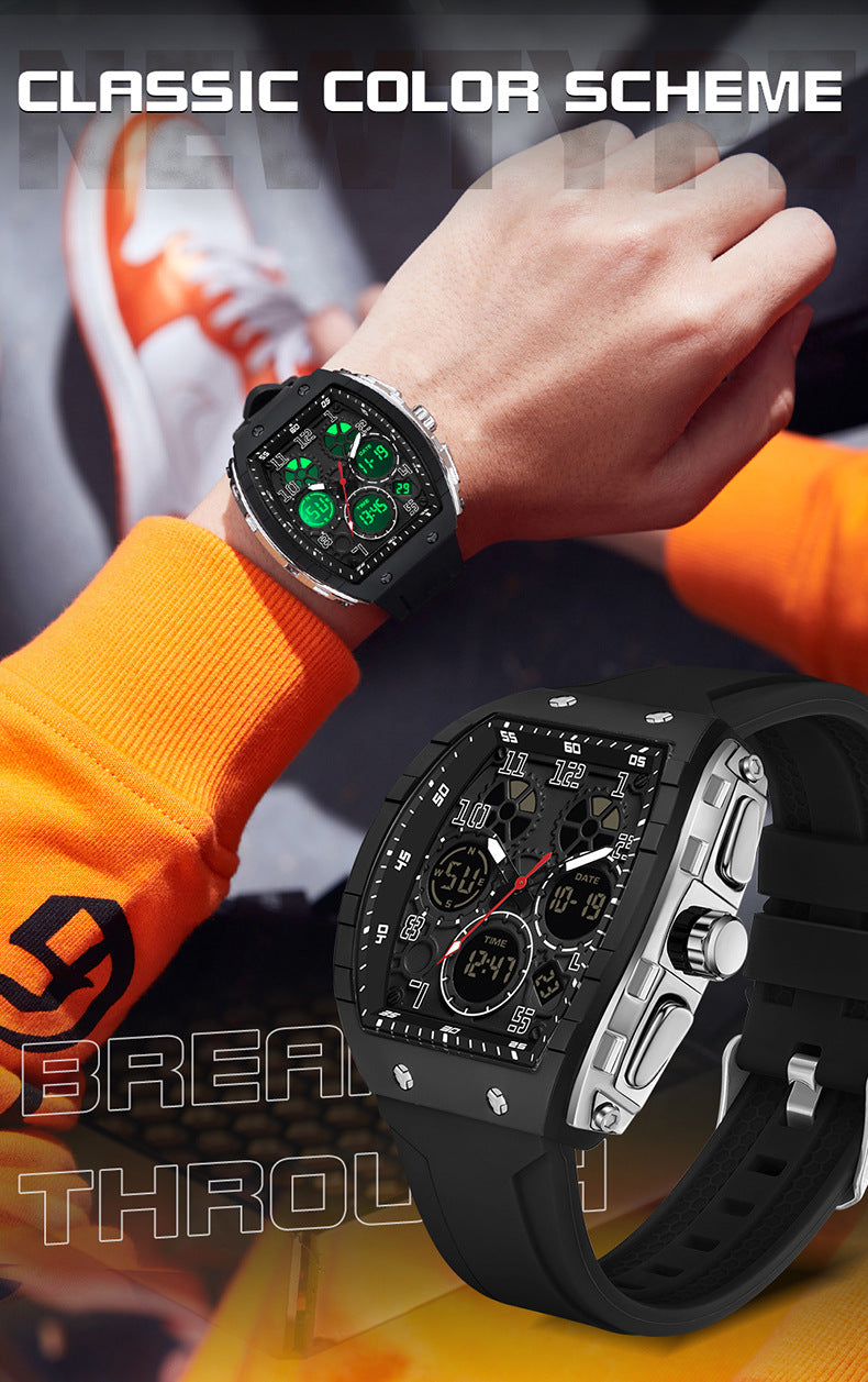 OFNS Dual-Time Digital Sport Watch