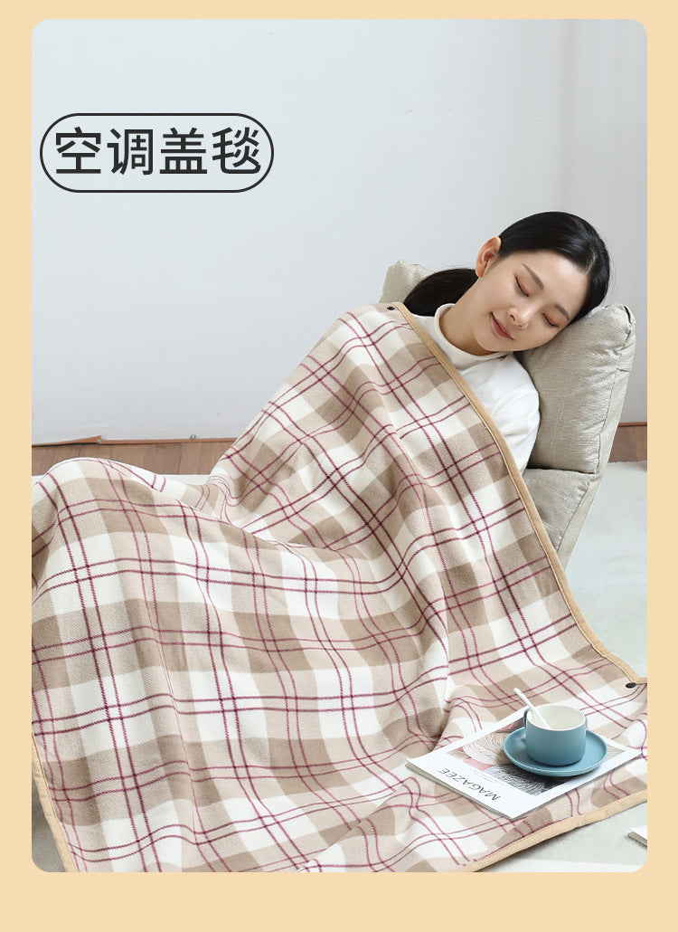 Shawl Blanket, Office Nap Blanket, Lunch Break Blanket, Study Blanket, Leg Cover Blanket, Small Blanket for Student Dormitory, Windproof for Winter