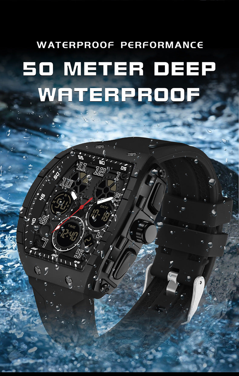 OFNS Dual-Time Digital Sport Watch