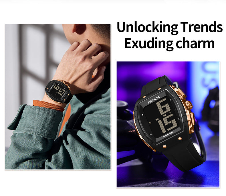 SANDA Large-Screen Talking Digital Watch