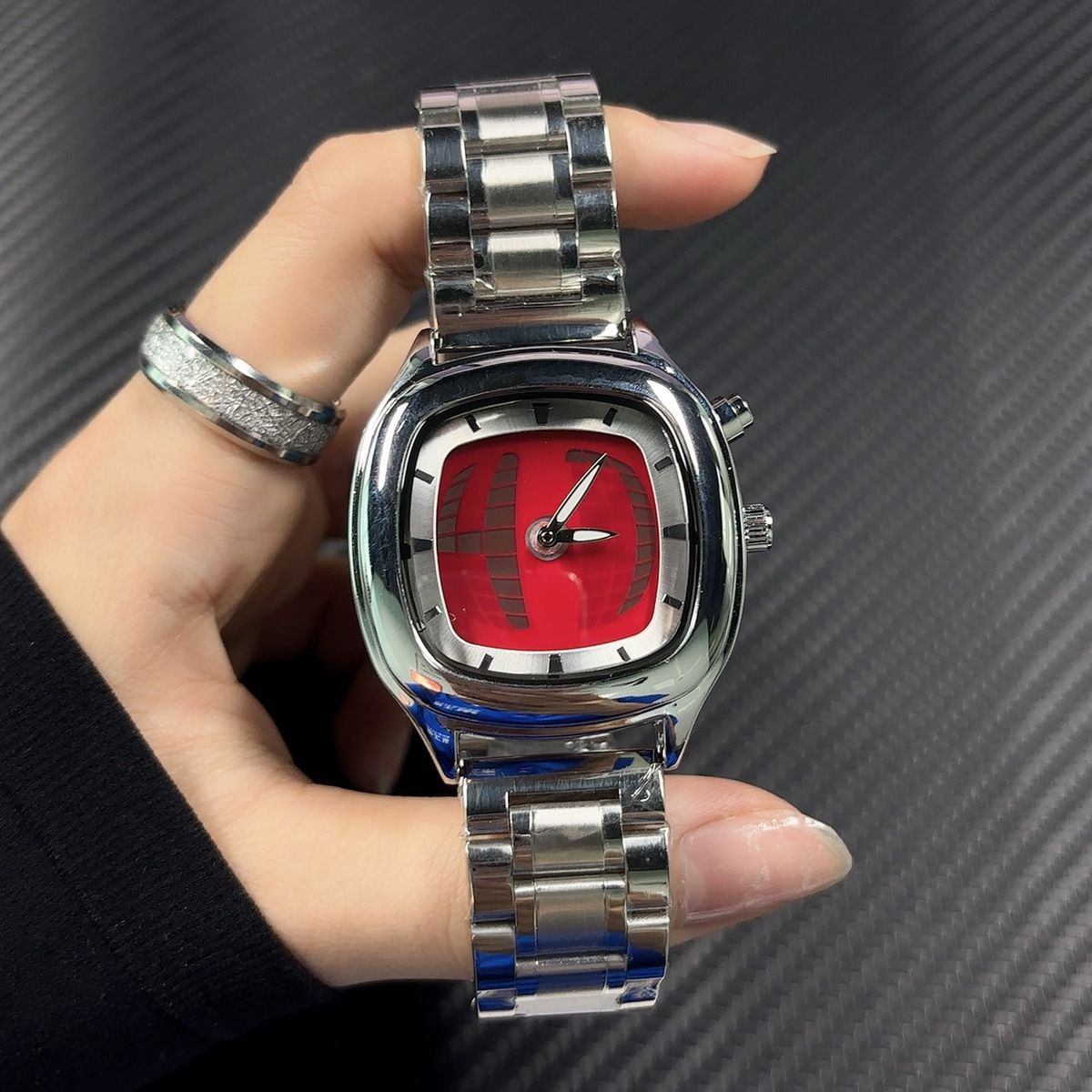 Reloj deportivo digital-analógico retro para hombre