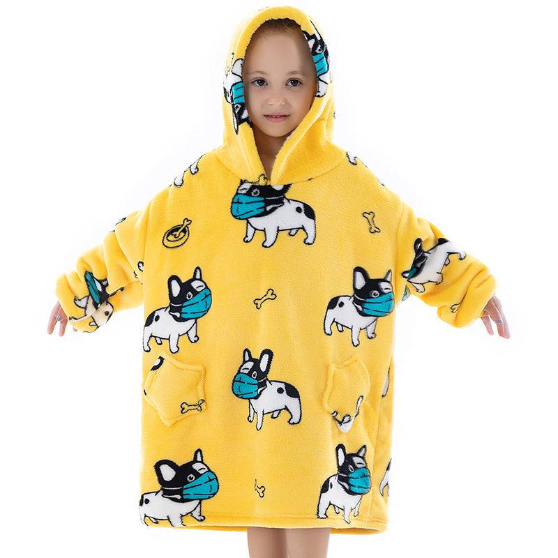Oversized Baby Flannel Wearable Blanket
