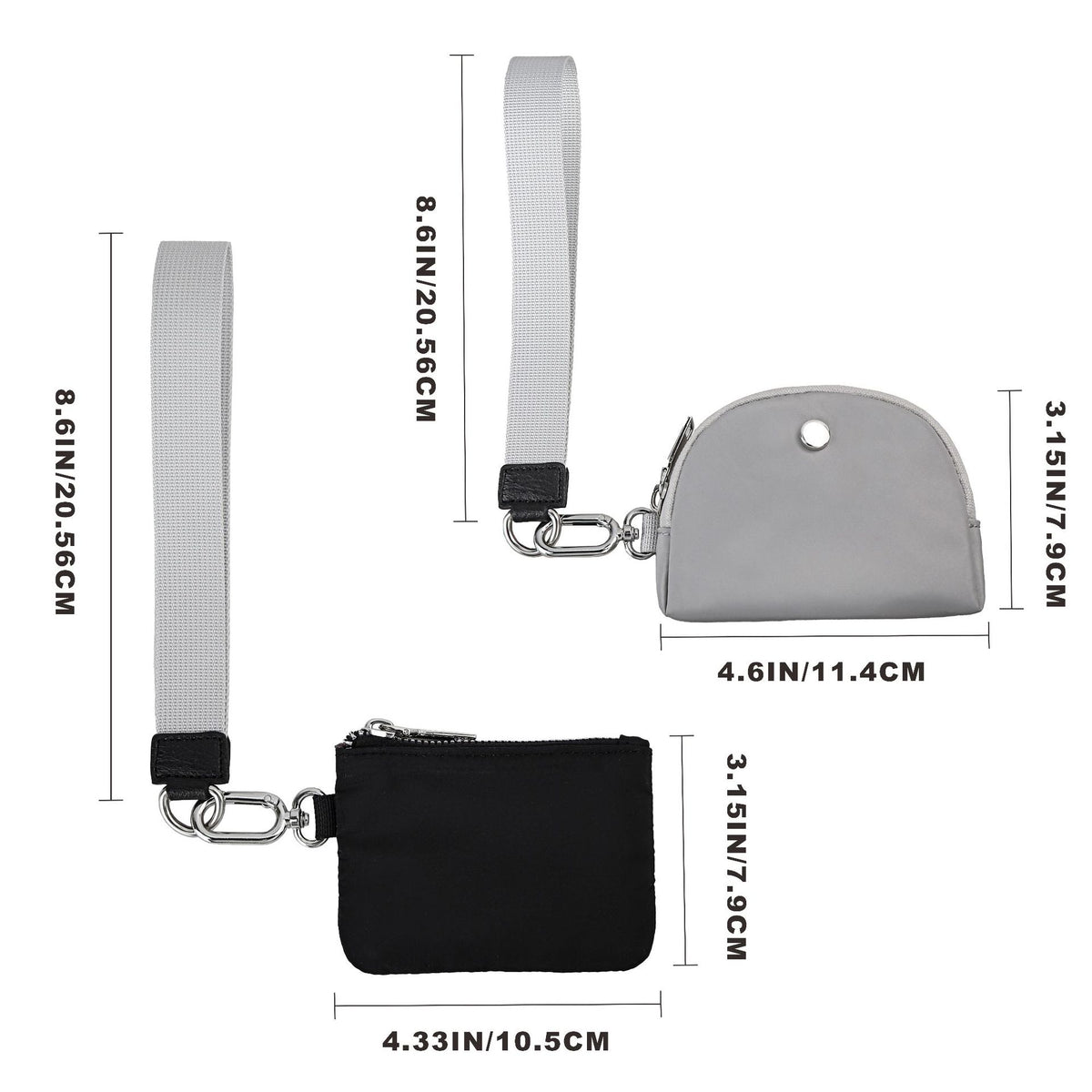 Lightweight Wristlet Card & Coin Purse