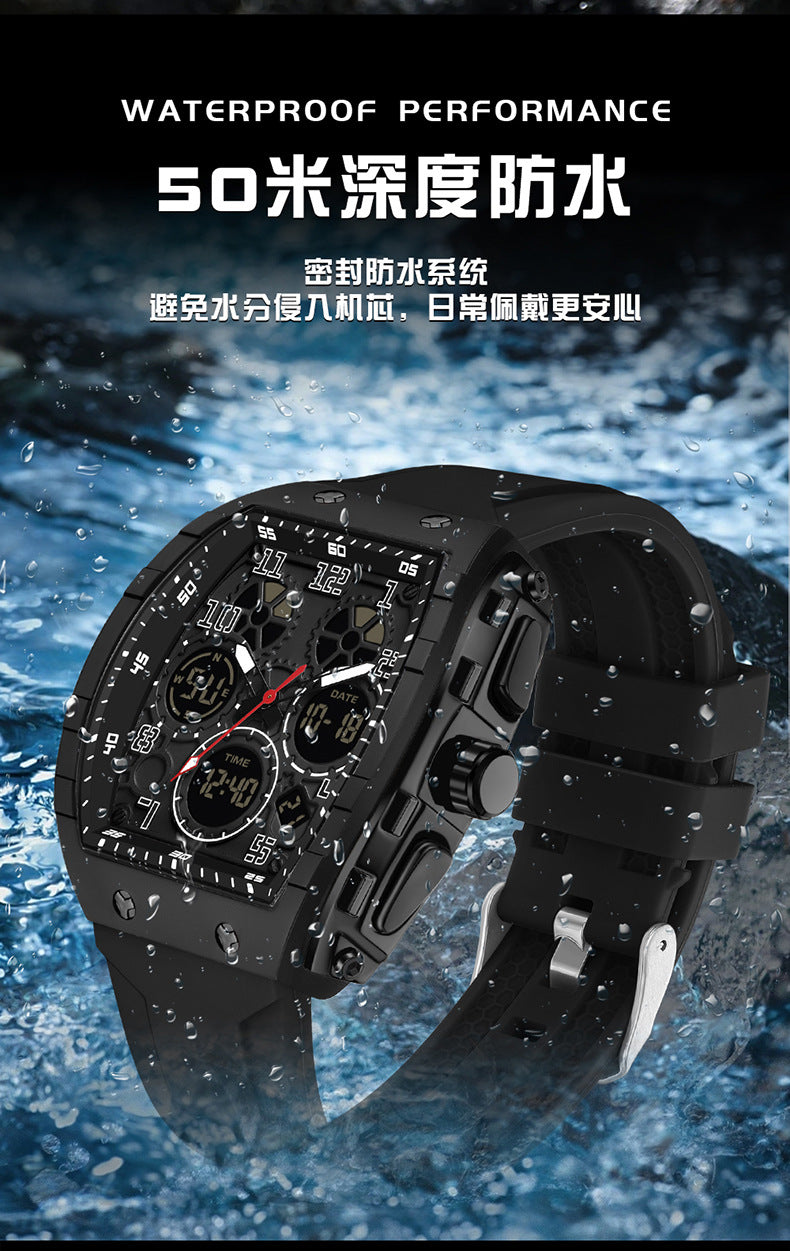 OFNS Dual-Time Digital Sport Watch