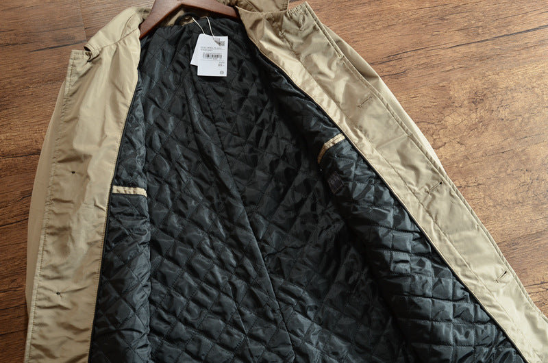 Windproof and Waterproof 89 Euros ~ Men's Quilted Warm Winter Outwear Mid-Length Windbreaker Outwear Padilla Innovations LLC