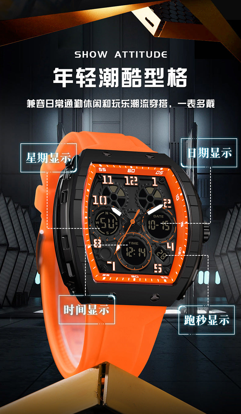 OFNS Dual-Time Digital Sport Watch
