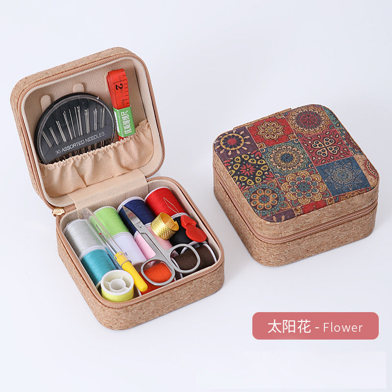 Vintage Sewing Box & Thread Kit Collection