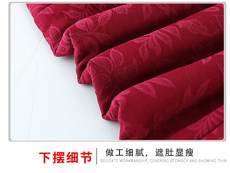 Grandma's Winter Coat Tang Coat Cotton Coat Old People's Mother's Winter Lamb Fleece Cotton Coat Coat Old Lady Old People's Cotton Coat Padilla Innovations LLC