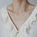 Collar de cadena multicapa para mujer