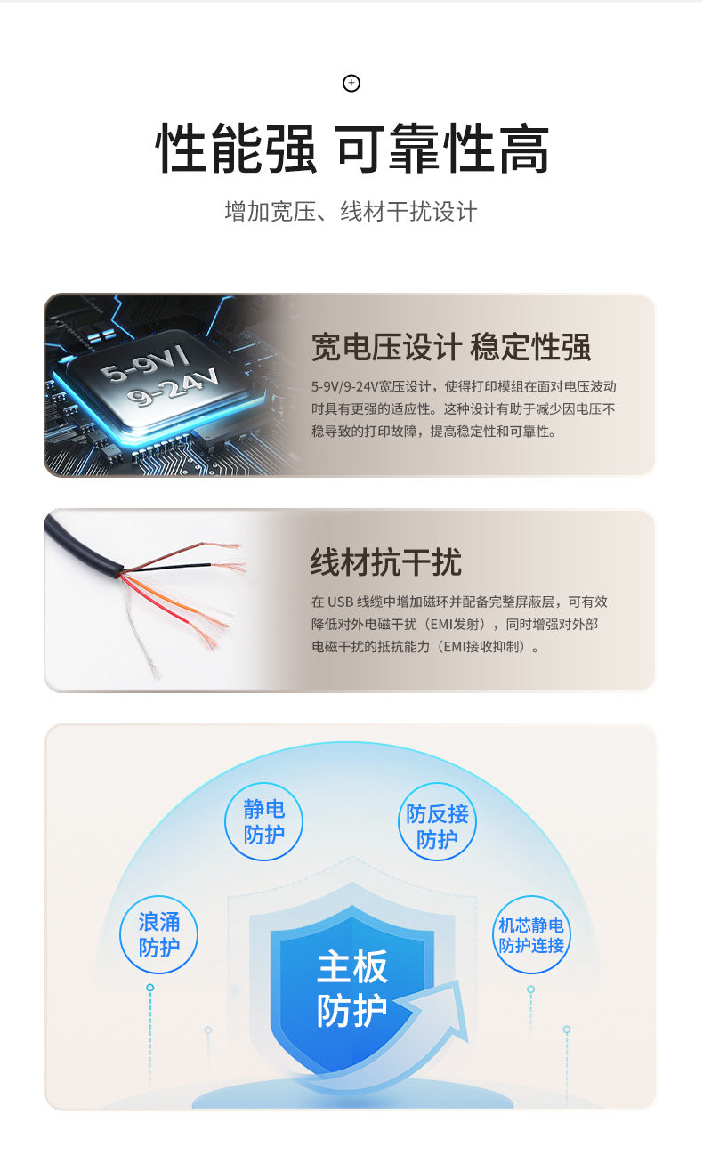 Youku EM5823H 58mm Embedded Thermal Printer Module