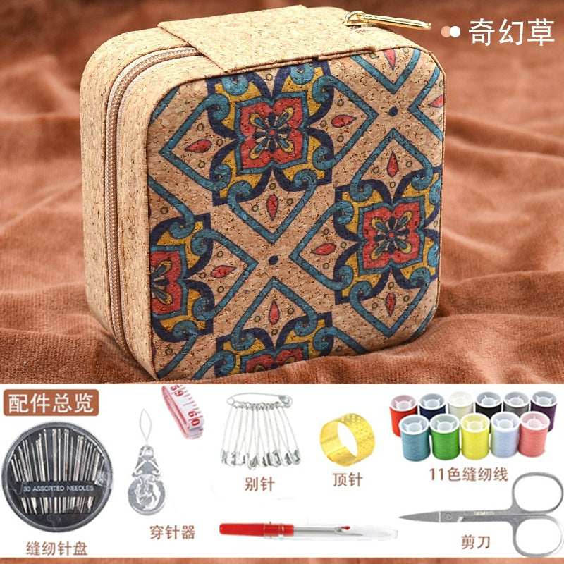 Vintage Sewing Box & Thread Kit Collection