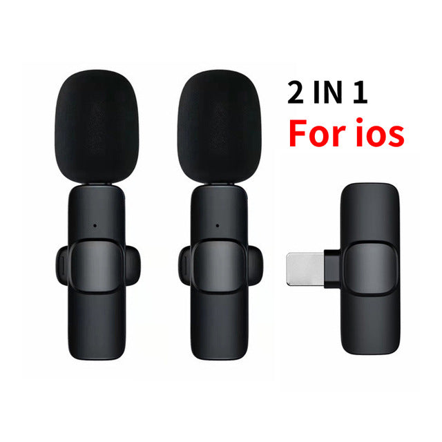 K1 Wireless Clip-On Lavalier Microphone