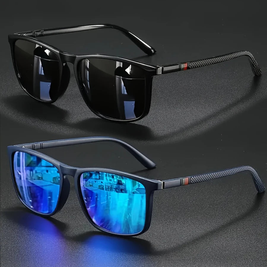 Vintage Square UV400 Sunglasses – 2/3 Pack