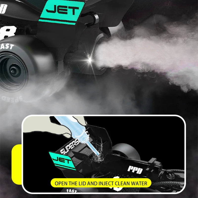 RC Drift Car with Spray Effect & Lights