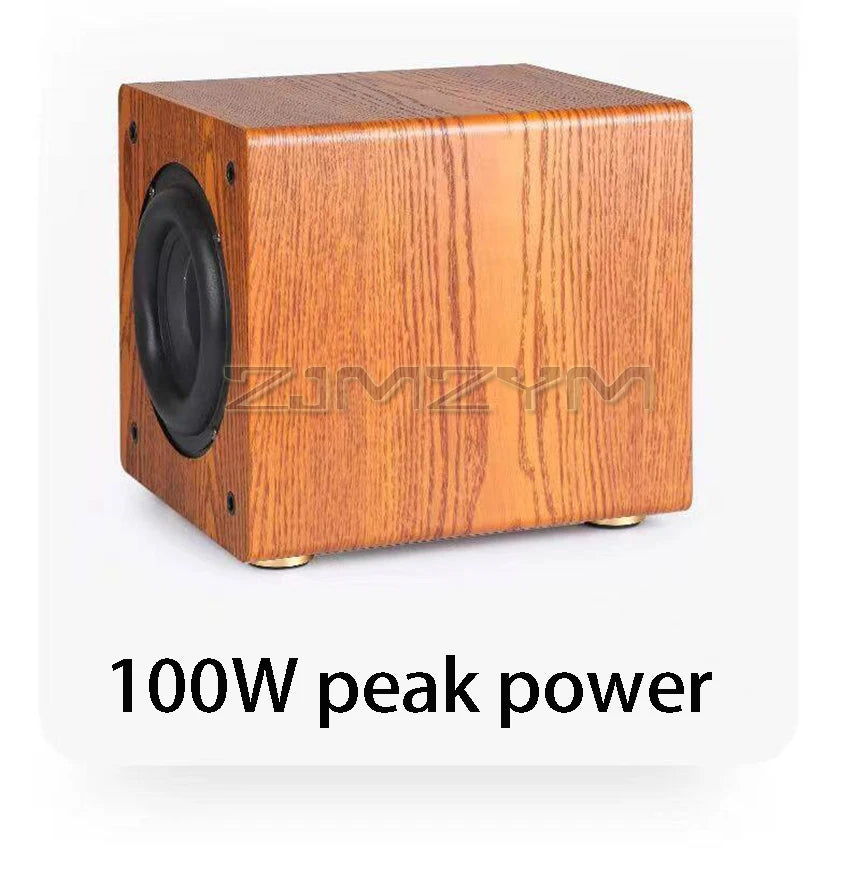 6.5-inch Large Magnetic Steel Subwoofer With Ultra-low Frequency And Passive Subwoofer 2.1 5.1 Home Theater Wooden Sound System