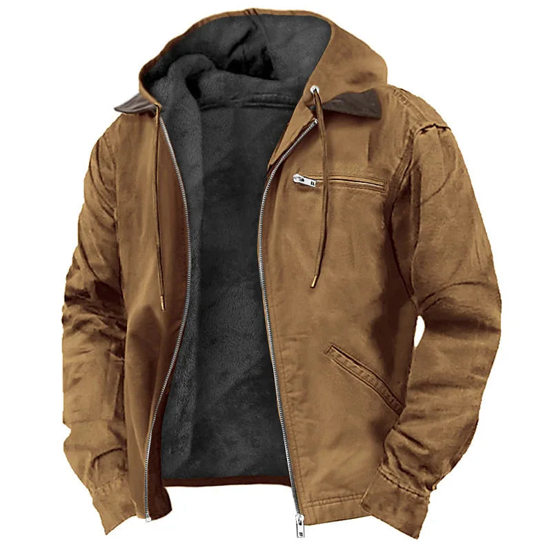 Men’s Casual Zip Jacket for Spring and Autumn