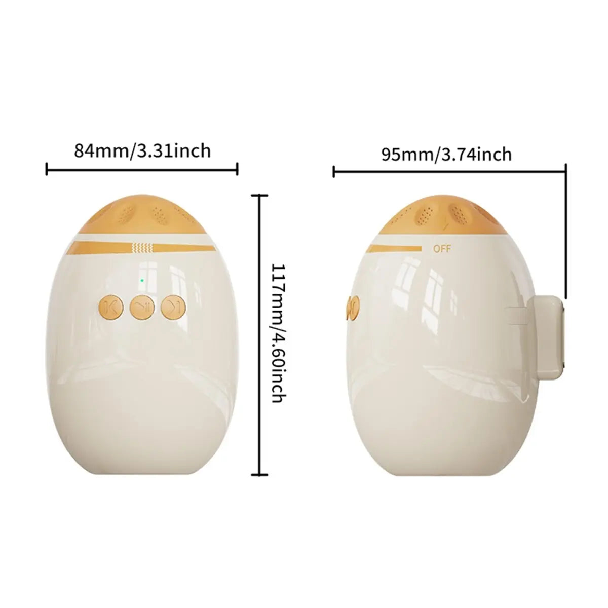 AB52 Automatic Infant Swing Sleep Soother with White Noise for Baby Stroller Rocker