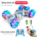 Top RC Stunt Car 2.4G Remote Control Cars RC Watch Gesture Sensor LED Rotation Gift Electronic Toy for Kids Boys