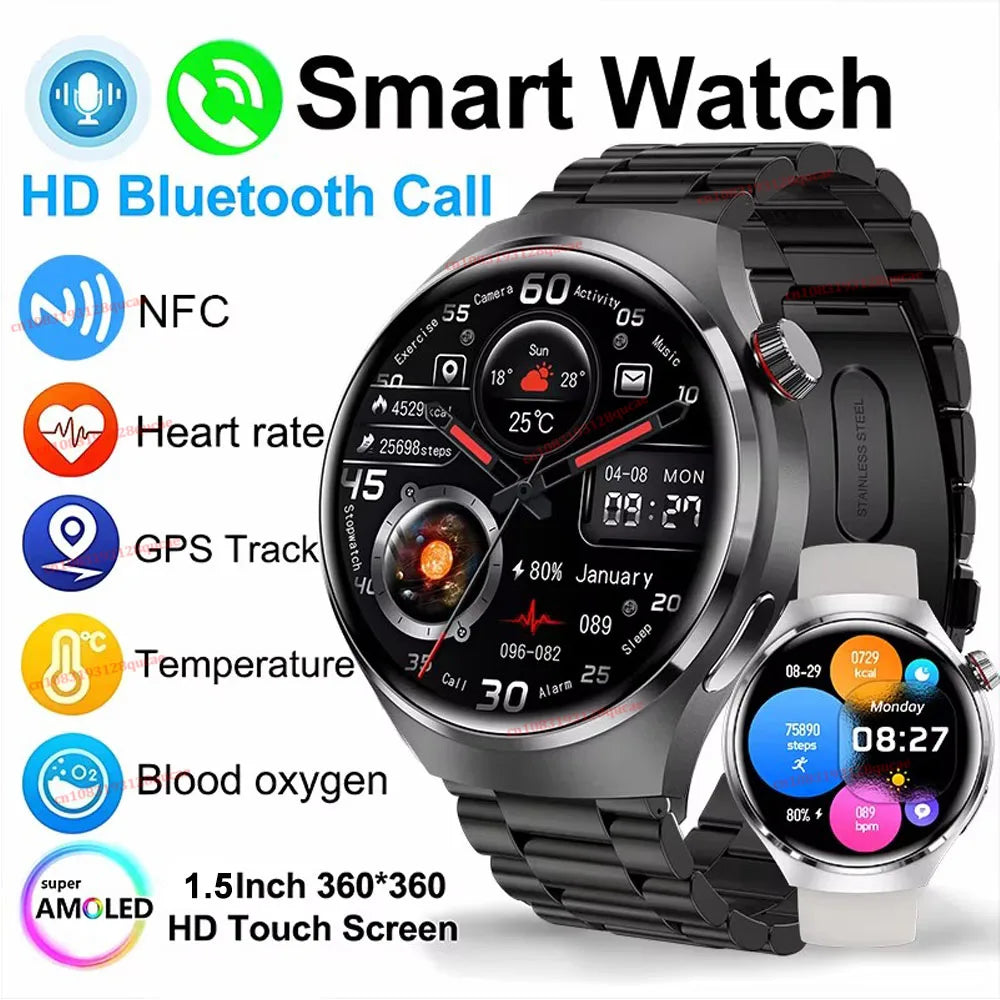 HT30 AMOLED GPS IP68 Smart Watch