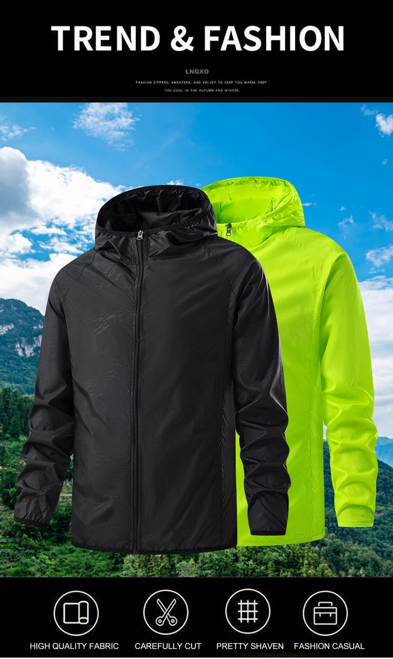 Chaqueta de senderismo ligera unisex JNLN