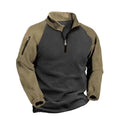 Autumn Winter Men's Fleece Hoodies Half Zipper Patchwork Pullover Coats Men Fashion Outdoor Warm Sweatshirts Male Casual Hoodies Padilla Innovations LLC