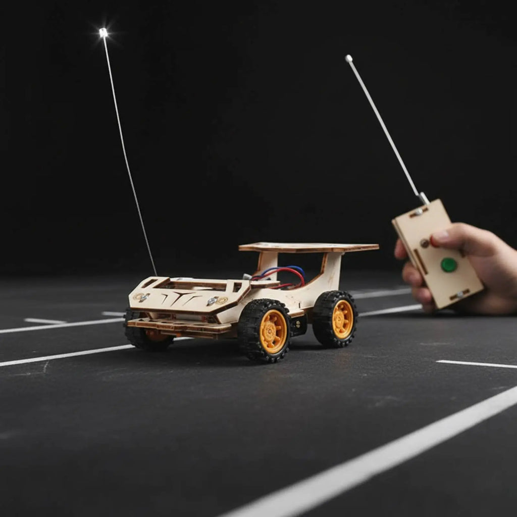 DIY Remote Control Car Kit Hands-on Learning Remote Control Vehicle Kit Develops Problem-Solving Skills RC Car Building Set for