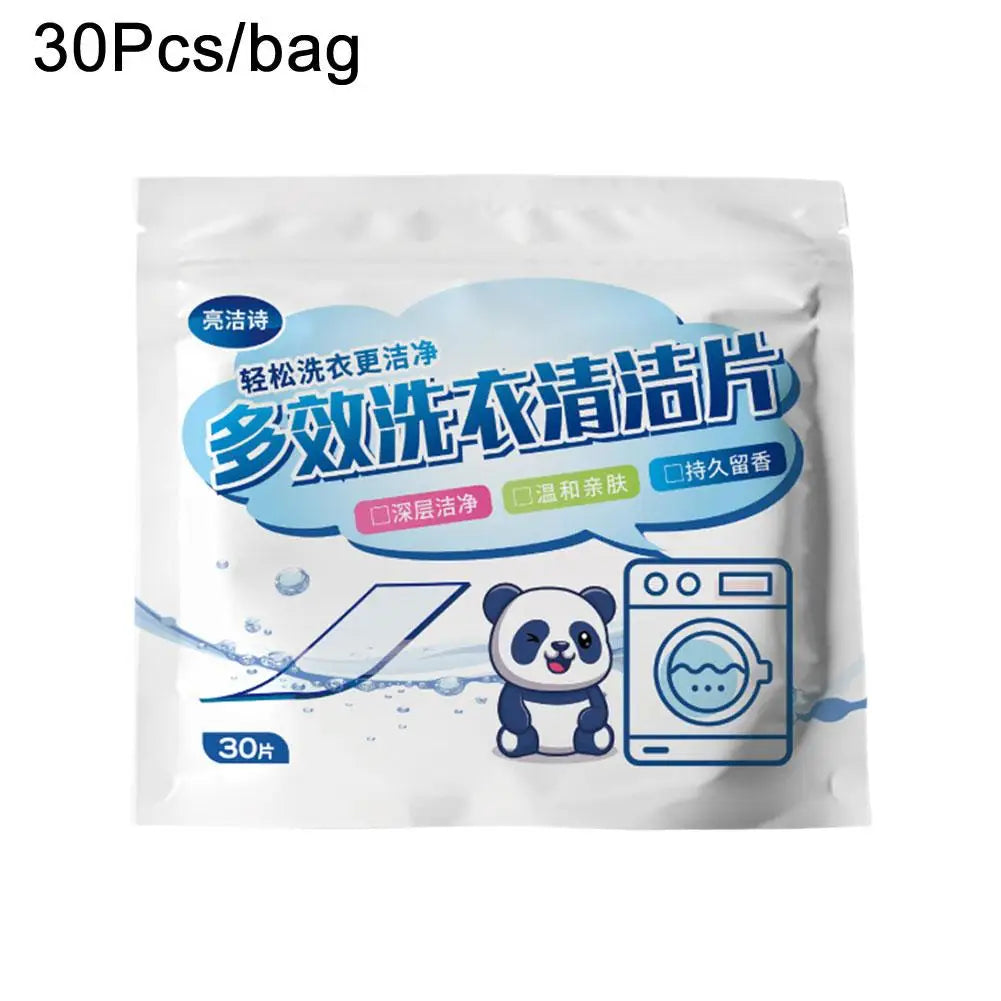 Detergent For Washing Machines Laundry Tablets Underwear Children's Clothing Laundry Soap Bubble Paper Clothing Cleaning Tools
