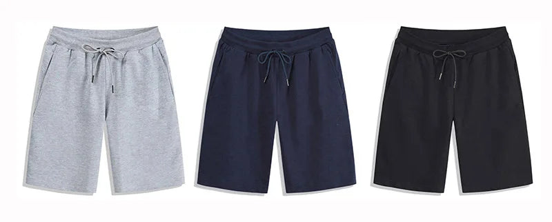 Men’s Drawstring Knee-Length Sports Shorts