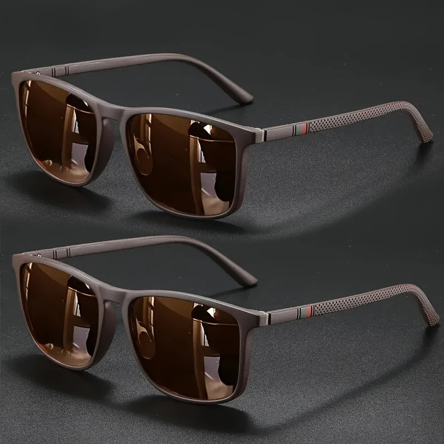 Vintage Square UV400 Sunglasses – 2/3 Pack