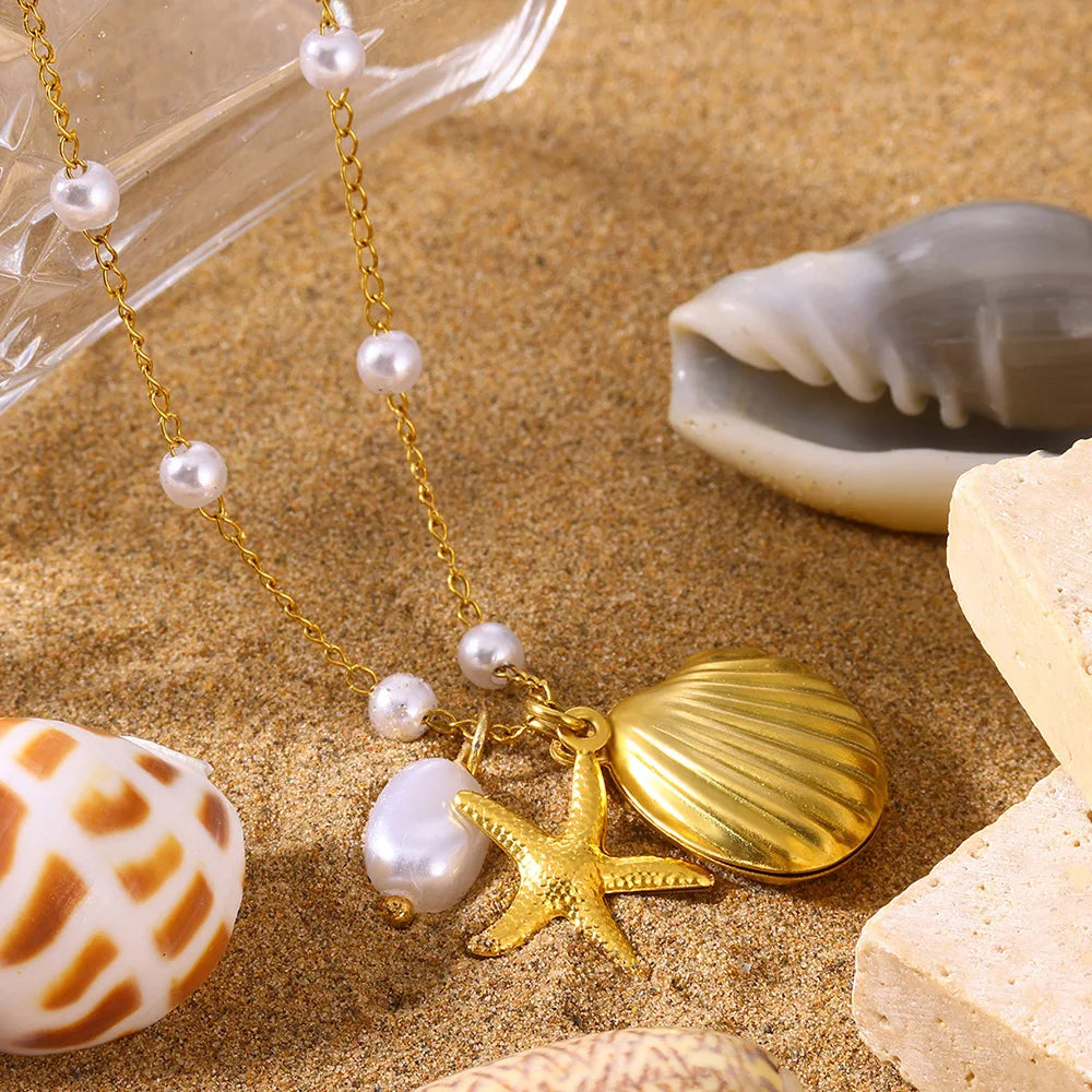 Women’s Stainless Steel Leaf & Heart Anklet