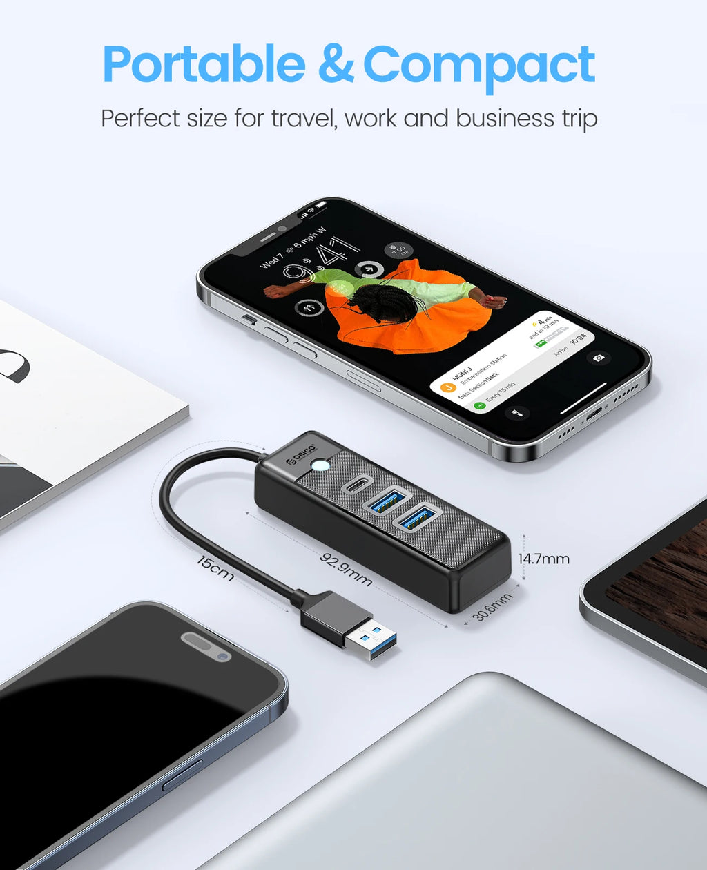 ORICO 5Gbps USB 3.0 Hub – USB-A & USB-C Options