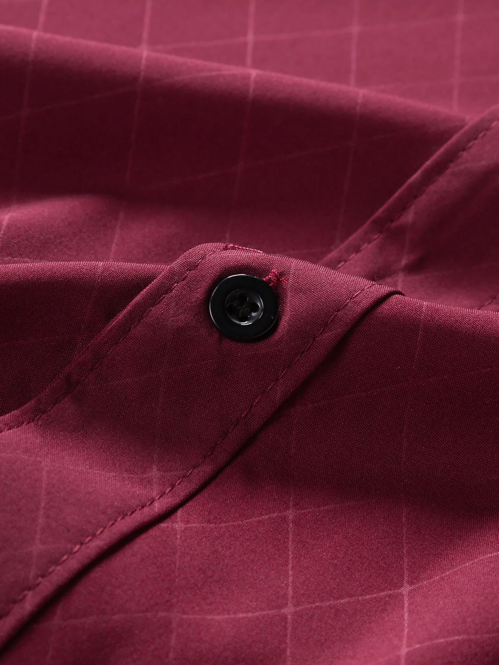 Camisa de manga larga con botones para hombre, estilo casual elegante