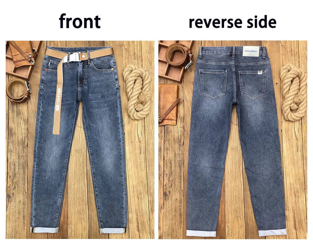 Men’s Slim-Fit Cotton-Blend Jeans