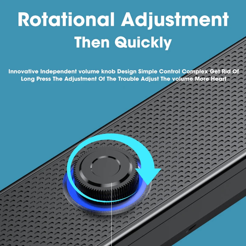 Bluetooth Soundbar for PC, TV & Laptop
