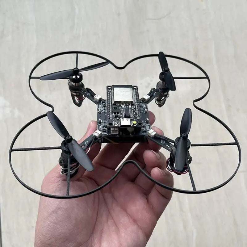 Programmable Mini DIY Drone Open Source with PCB Propeller Guards for STEM Hobbyists Student Science Learning Projects