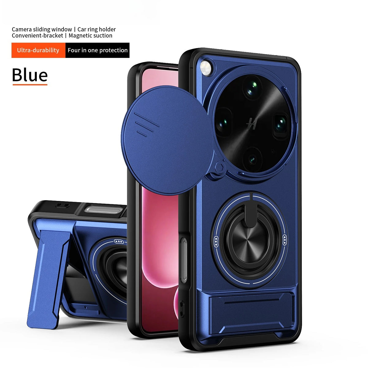 OPPO Find X9 Ultra Magnetic Sliding Ring Case