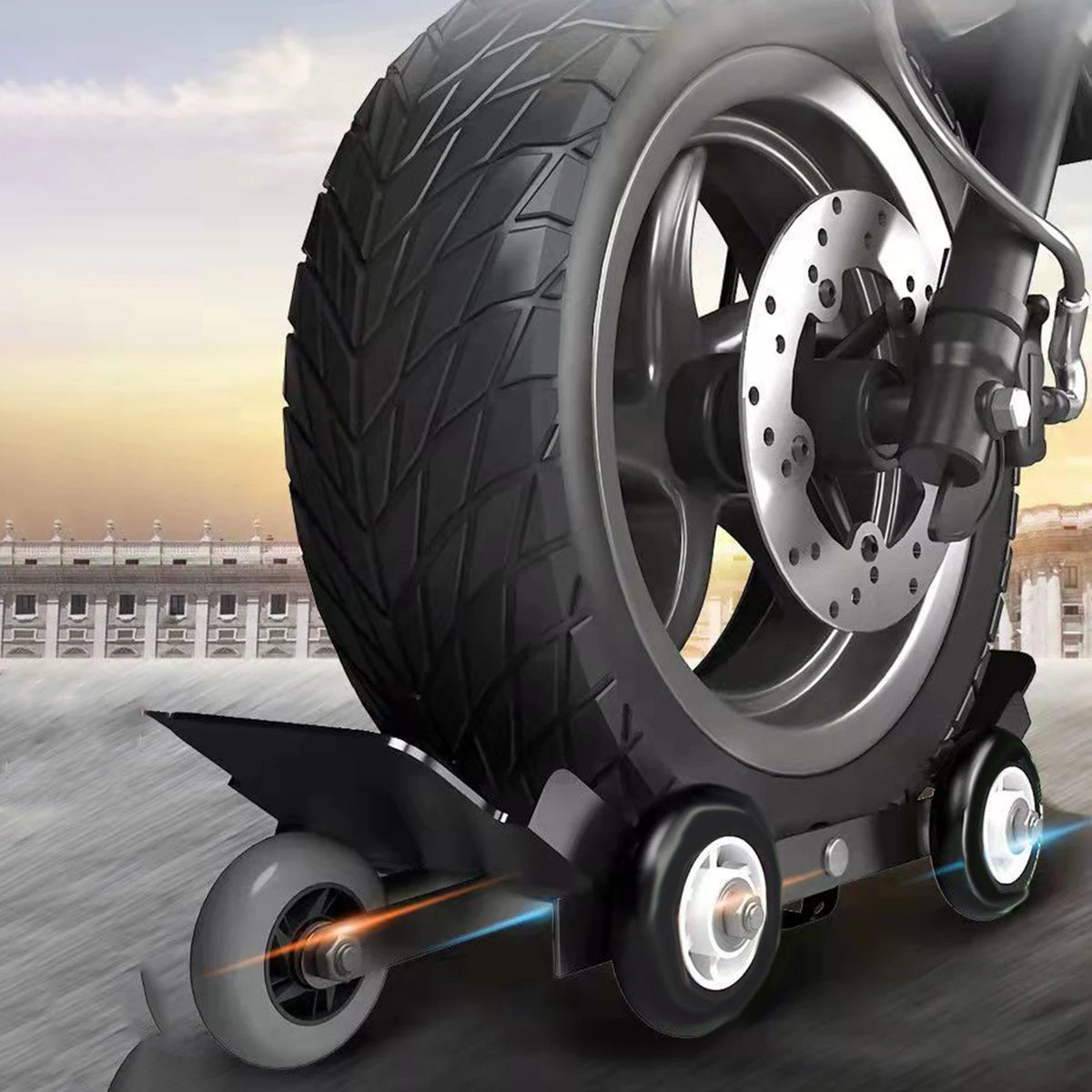 Portable Motorcycle & E-Bike Moving Trailer