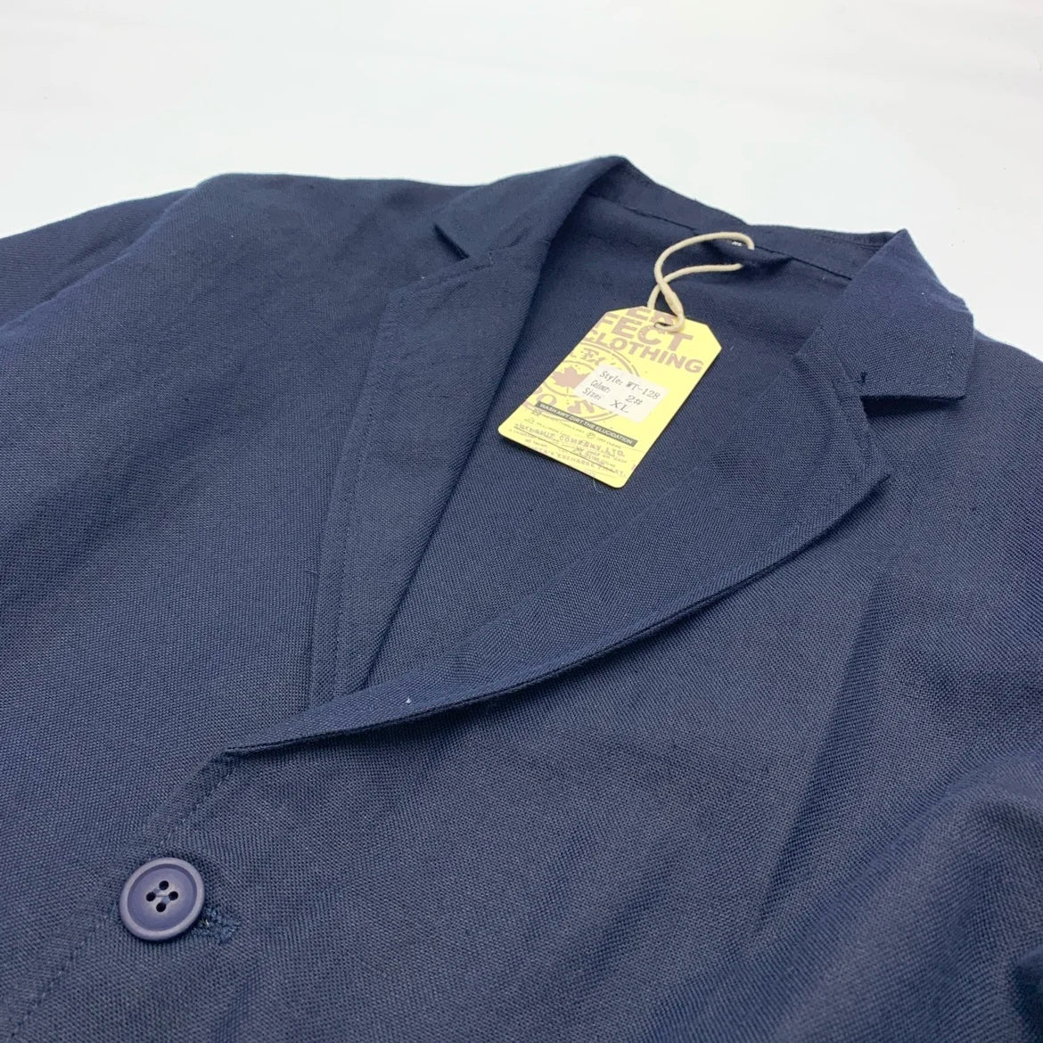 Chaqueta de traje para hombre de algodón y lino estilo japonés