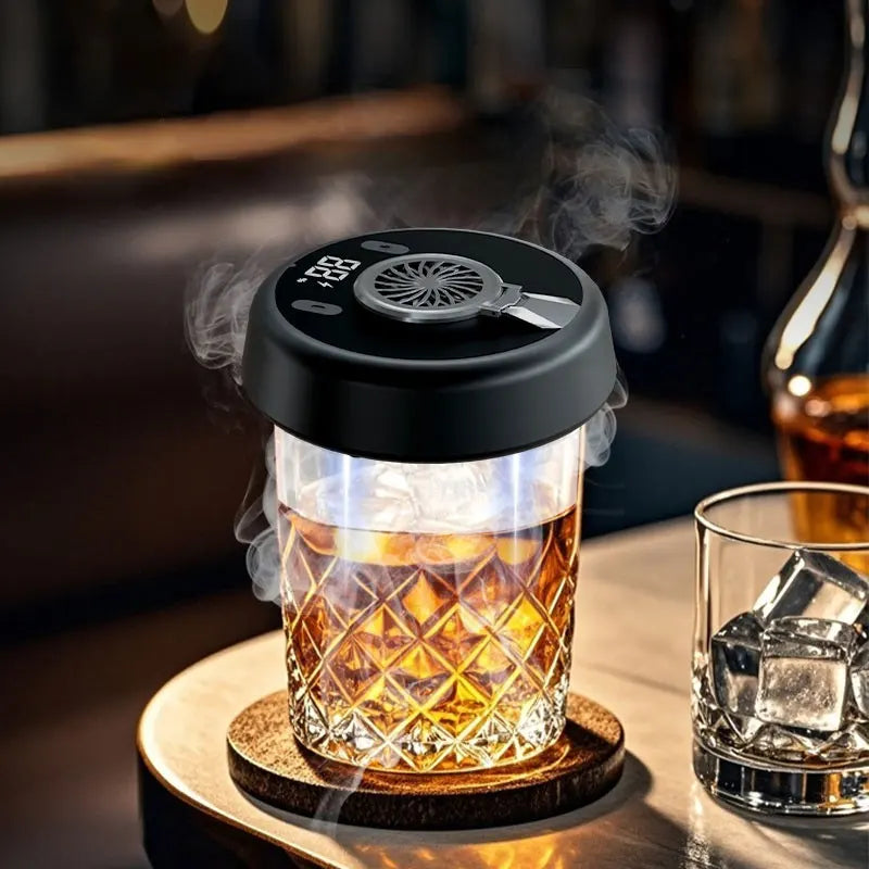 Kit reutilizable para ahumar cócteles y whisky