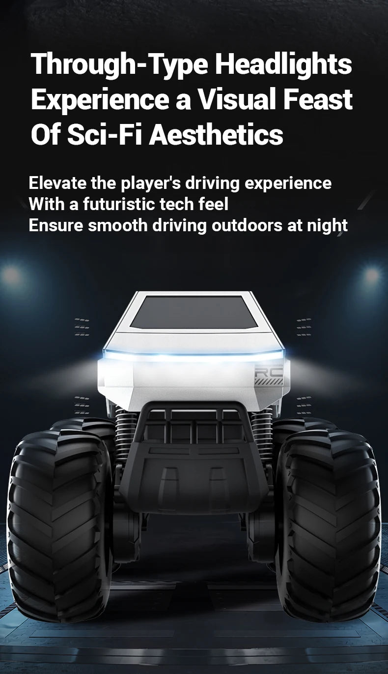 RC Car Amphibious Remote Control Cars Pickup Racing RC Truck Off-Road Big Wheel High Speed Electric Vehicle Toys For Kids Gift