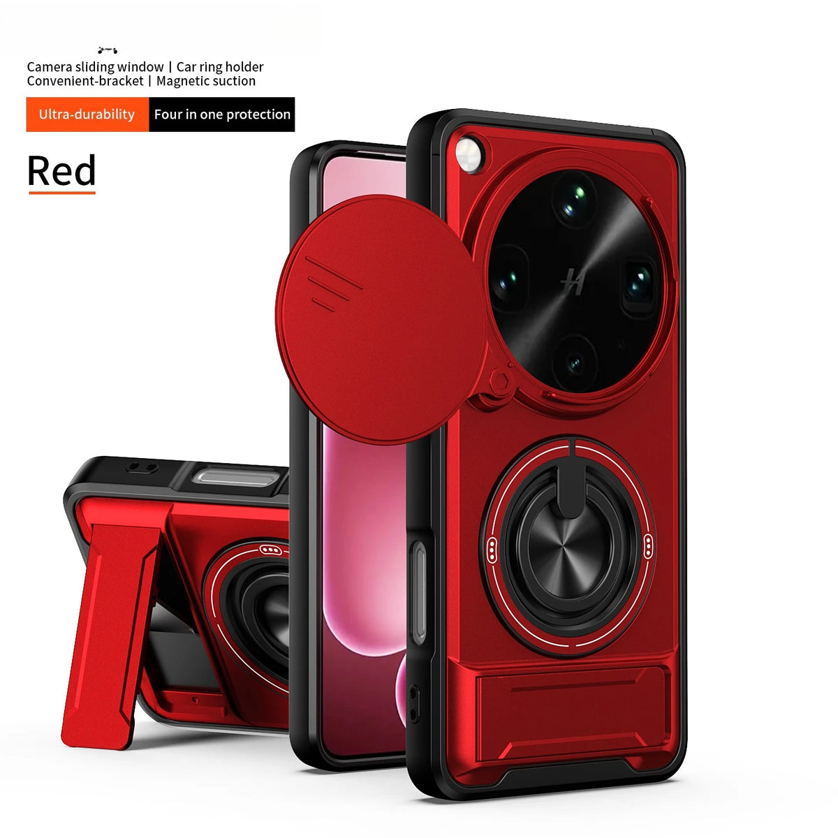 OPPO Find X9 Ultra Magnetic Sliding Ring Case