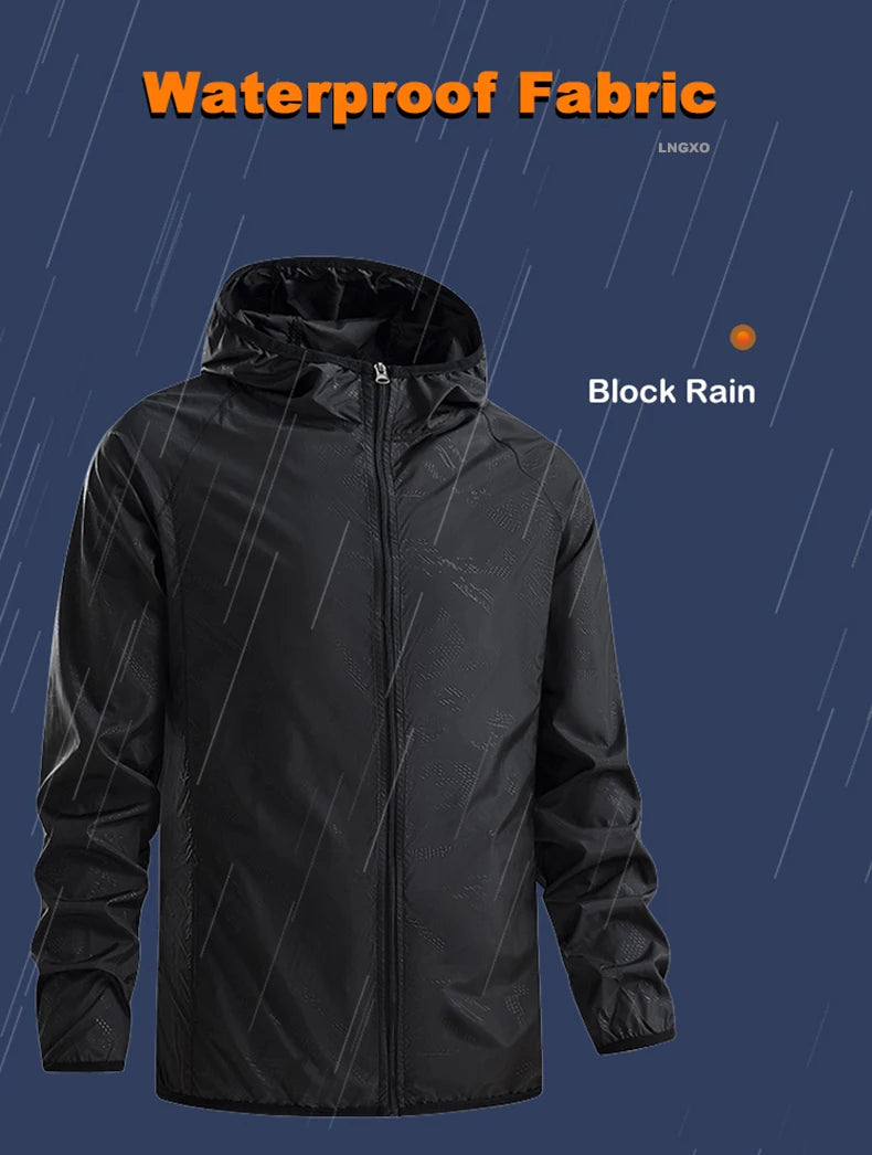 Chaqueta de senderismo ligera unisex JNLN
