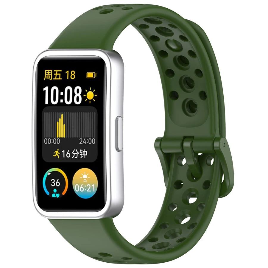 Silicone Strap Compatible with Huawei Band 8/9/10