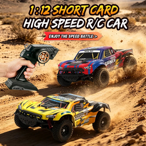 1/12 Rc Car Remote Control Climbing Vehicle with Light High-speed Wireless Model Radio-control Off-road Car Children Boys Gift